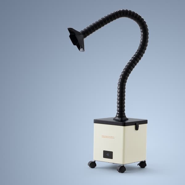 100W Loddedamp Røgsuger med 3-trins filtre, 240 m³/h - Effektiv sugekapacitet til bedre indsugning.