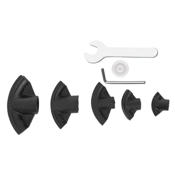 Manuell hydraulisk rörbockningsmaskin 10 ton för 1/4"-1" rör med 6 munstycken för uppvärmning och konstruktion.
