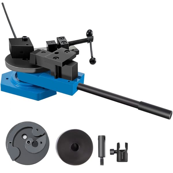 Winkelbøjer SBG-40: Manuel bøjlemaskine til fladjern (30x8 mm) og rundjern (15 mm). Vægten er 25,1 kg. Effektiv håndtering!