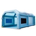 Miniatyrbillede 9 af 9: Oppusteligt telt til bilmalingsarbejde, 28x16x11ft, med effektivt filtersystem og 2 blæsere for optimal ventilation.