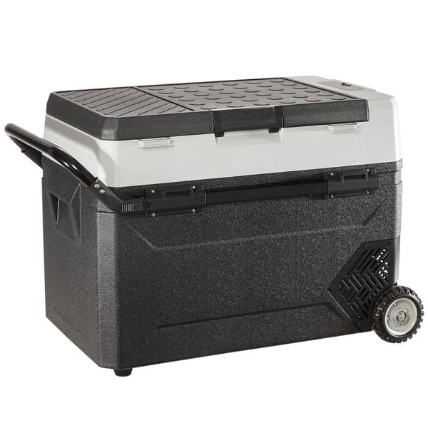 Kylbox Kompressor Bärbar Bil Kylskåp Frys 40Qt Dubbelzon för bil och camping.
