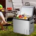 Miniatyrbillede 8 af 9: Bilkøleskab, 42 Qt, 12V bærbar fryser med enkelt zone. Elektrisk kompressor med -4℉ til 68℉, ideel til bil, camping og hjemmebrug.