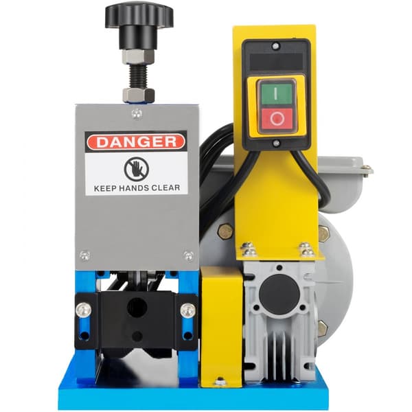 Kabelabisolermaskine 1,5-25 mm, elektrisk 180 W, en-faset. Effektiv kabelskræller HXSMS-025 model til præcis afisolering.