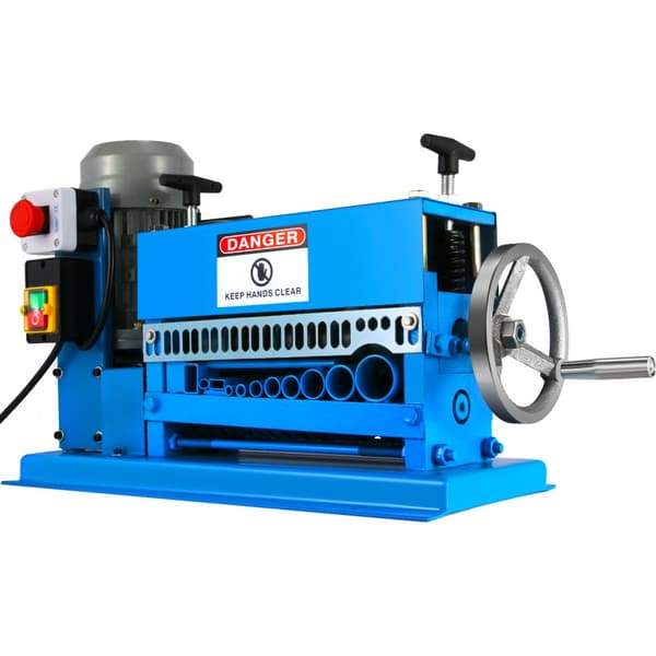 Kabelabisoleringmaskine Elektrisk 220 V - Flere funktioner, 0,37 kW, høj skærehastighed, effektiv abisolering af flere ledninger.