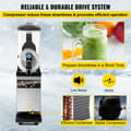 Miniatyrbild 5 av 7: Kommersiell Slushy-maskin, 15 L, 500 W, 220 V, rostfritt stål, 52 x 21 x 80 cm, perfekt för slush!