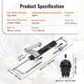 Miniatyrbillede 7 af 9: Hydraulisk Outboard Styresystem, 90HK, til både. Inkluderer rorpumpe, to-vejs låsecylinder og 24 fod hydraulikslange, ideel til enmotors både.