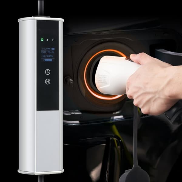 Bærbar EV-lader Type 2, 16A CEE, 7,5 m, til 230V/400V - Effektivt ladekabel til elbiler.