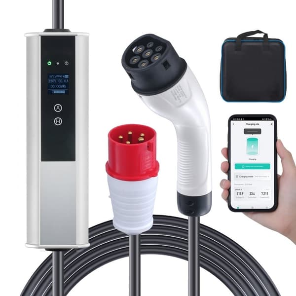 Bokman Type 2 Laadkabel, 11 kW / 16A / 3 Fase / 10M / Modus 3, Type 2 naar Type 2 EV Oplaadkabel Elektrische Auto Laadkabel voor EV & PHEV Bokman Type 2 Laadkabel, 11 kW / 16A / 3 Fase / 10M / Modus 3, Type 2 naar Type 2 EV Oplaadkabel Elektrische Auto Laadkabel voor EV & PHEV