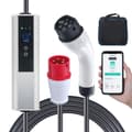 Miniatyrbillede 1 af 9: Bærbar EV-lader Type 2, 16A CEE, 7,5 m, til 230V/400V - Effektivt ladekabel til elbiler.