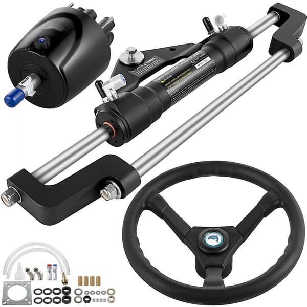 Hydraulisk udenbordsmotor-styresæt HK6400A-3 til marine med 300 HK. Ideelt til bådmanøvrering.
