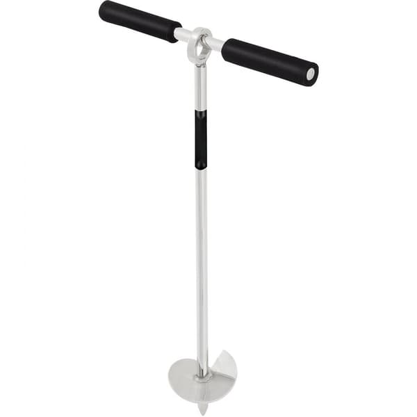 Hiekankkuri, 18" kaira rannalle, ruostumaton ankkuri, irrotettava kahva, benjinauha ja kantolaukku Jet Skille.