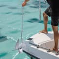 Pikkukuva 8 / 9: Fluke-ankkuri 13 LBS, kuumasinkitty teräs, 7,9" ketju, 101" köysi, kaksi 0,4" kahletta, täydellinen alle 30" veneille.