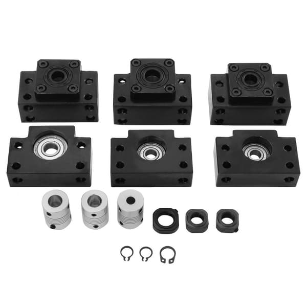 SBR20 Linjärskena Set + 3 Kulskruvar RM1605-350/650/1050mm CNC Set Stödlinjärskena + BK/BF12 med BK/BF 12 CNC Kit
