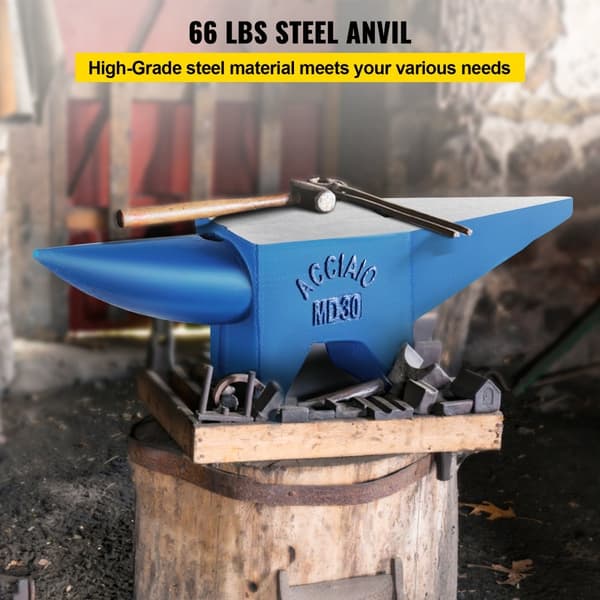 Pro Horn Alsin 30KG/66.1LBS Teräksinen, kestävä valurautainen seppäalasin työpenkki, kannettava ja vankka.