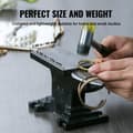 Miniatyrbillede 5 af 9: Enkelt Horn Ambolt, 8,8 Lbs Støbt Stål, Høj Hårdhed og Robust. Kompakt Design med Stabil Base. Ideelt Smedeværktøj til Bukning og Formning.
