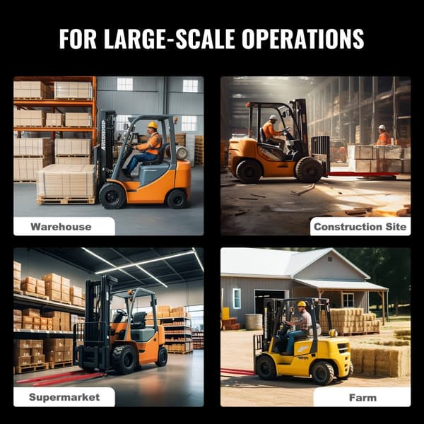 Pallegaffelforlænger, 82” Længde, 4,5” Bredde, Heavy Duty Carbon Steel. Robust gaffeltrucktilbehør (1 par) i rød.