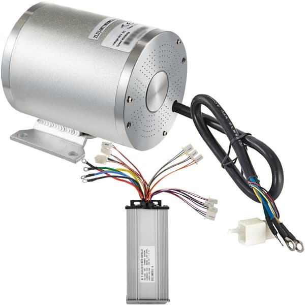 48V 1800W elektrisk børsteløs motorcontroller med gaspedal og oplader til ATV.