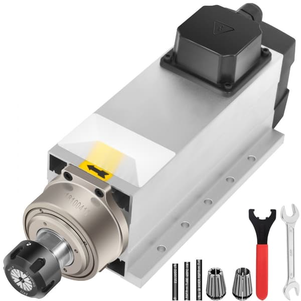 4KW 2220V luftkølet ER25 CNC spindelmotor til gravering og fræsning. Ideel til præcise CNC-maskiner.