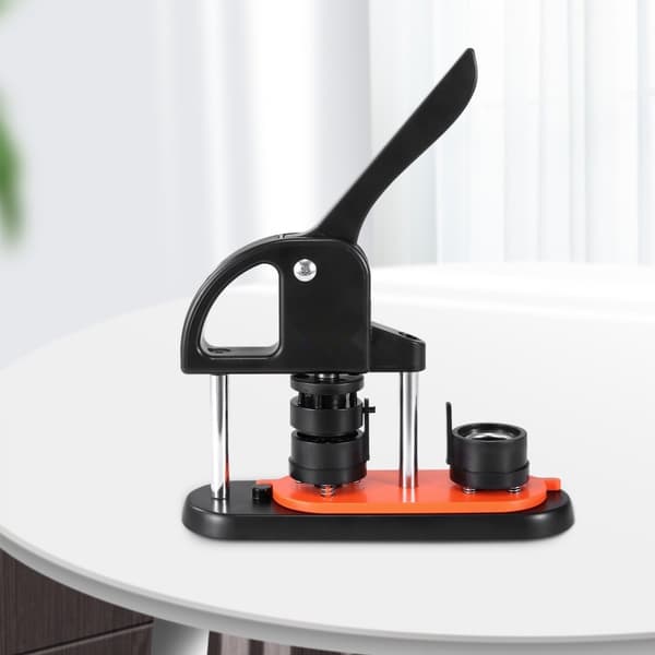 Knappemaskine, 1,25 tommer/32 mm, installationsfri, DIY-badge kit med 500 dele og cirkelcutter - perfekte gaver til børn.