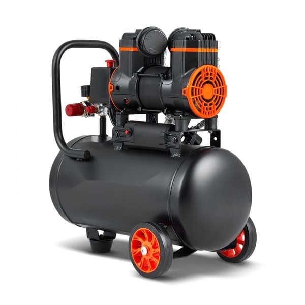 Ilmakompressori 4,8 Gallonaa, 900 W, 2,2 Cfm @ 90 Psi, erittäin hiljainen öljytön, vain 70 Db.