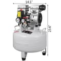 Miniatyrbillede 8 af 9: 850W Kompressor 30L Flüsterkompressor - Støjsvag, oliefri luftkompressor til effektiv luftabgivelse.