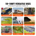 Miniatyrbillede 6 af 9: Non-vævet geotekstil, 10x100FT, 8OZ. Holdbar ukrudtsbarriere til indkørsel og landskab. Effektiv jorddække og dræning.