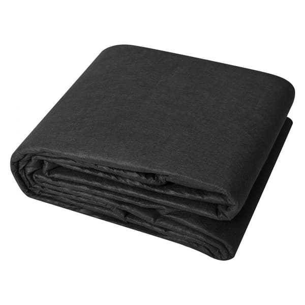 Non-vævet geotekstil, 10x100FT, 8OZ. Holdbar ukrudtsbarriere til indkørsel og landskab. Effektiv jorddække og dræning.