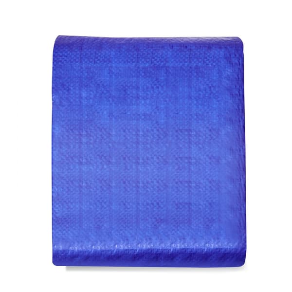 Vedenpitävä tarppi 10x12 ft, 5 Mil UV-kestävä polypropeeni, monikäyttöinen, repeytymätön, vahvistetut reunat (sininen)