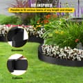 Miniatyrbillede 5 af 9: Landskabskant 10" dyb, 40' lang, genanvendt HDPE terrassebræt. Fleksibel til græsplæne, have og bekæmpelse af ukrudt. Sort.