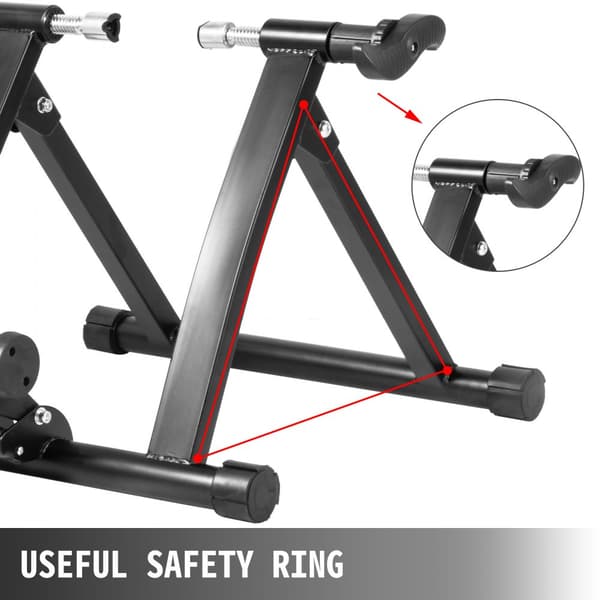 Cykel Magnetisk Turbo Træner til Indoor Træning, Justerbar og Foldbar, Støjsvag. Passer til Mountain & Road Cykler 26" - 28", 700C hjul.