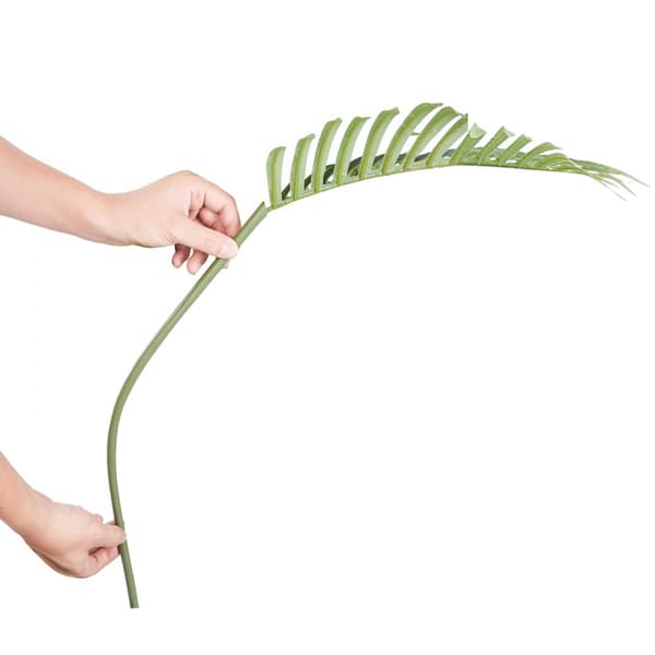 Konstgjord guldkäpppalm, 2 m hög, PE-material. Naturtrogen och lågt underhåll för hemmakontor och inredning.