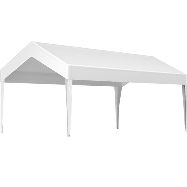Udskiftning af carportbaldakin, 10 x 20 fod, UV-resistent og vandtæt tarp til garage, fest, have og båd (ramme ikke inkluderet).