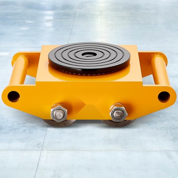 4 STK Maskinskøjte Dolly Mover med 4 Carbon Stål hjul, kapacitet 26455LBS/12T. Effektiv transportløsning!