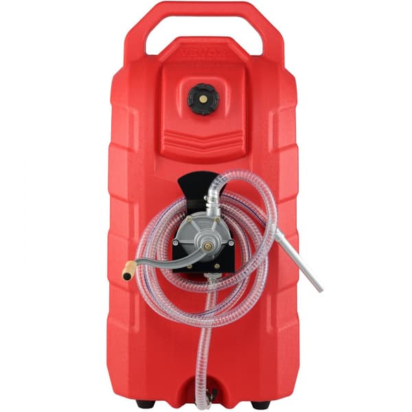 16 gallons brændstoftank, 7,8 l/min., transportabel med håndpumpe og gummihjul. Ideel til benzin, diesel og olieoverførsel.