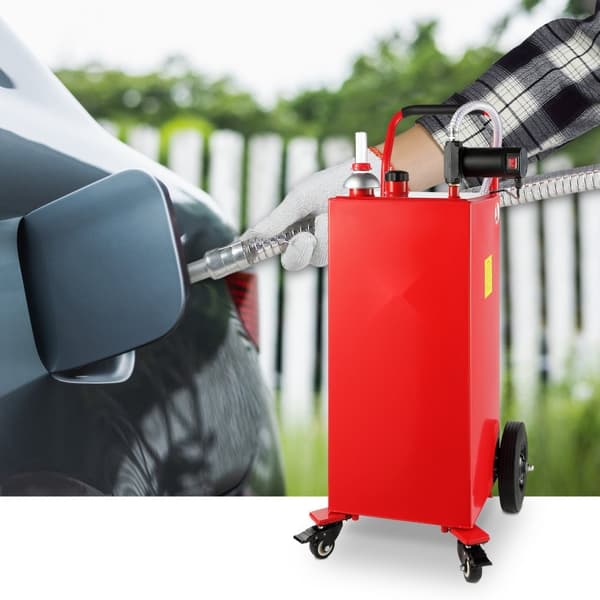 30 gallonan polttoainekannu, kannettava varastosäiliö 23,5 l/min 180 W pumpulla.