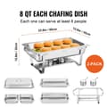 Pikkukuva 2 / 9: 2 pakkausta suorakaiteen muotoisia hankausastioita: 2 x 8Qt ja 4 x 4Qt pannua.
