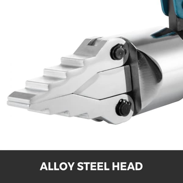 Hydraulisk flangespreder 8T til manuel adskillelse. Med integreret splittype, 30 mm flangekile og spidstykkelsessplitter (9 mm).