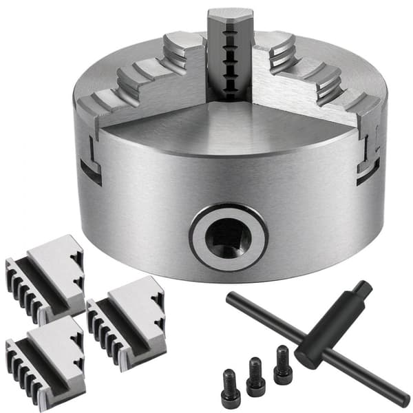 K11-100 100mm kolmipurasetuksella, itsekeskittyvä, valurautainen, käännettävä.