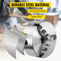 Miniatyrbillede 2 af 9: Metal Dreibackenfutter K11-200A 200 mm til metalbearbejdning, selvcentrerende og perfekt til drejebænkeudstyr.