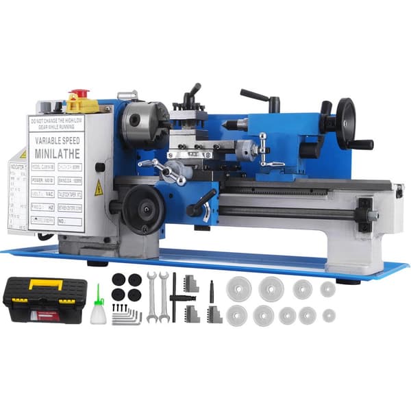 550W Metalli sorvi 7x12 tuumaa Tarkka Mini Metallisorvi 2500RPM