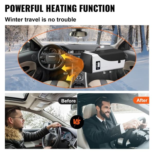 12V 5KW dieselkäyttöinen ilmalämmitin, asuntovaunuille, rekkoille ja veneille, LCD-kytkin 5kW.