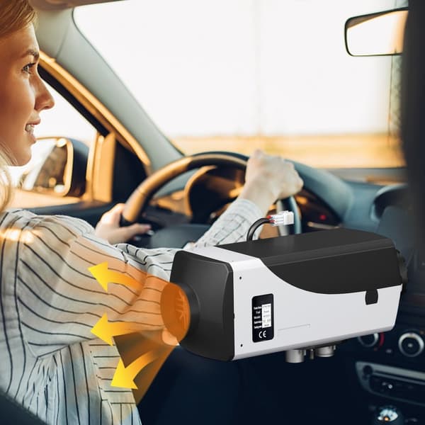 12V 5KW dieselkäyttöinen ilmalämmitin, asuntovaunuille, rekkoille ja veneille, LCD-kytkin 5kW.