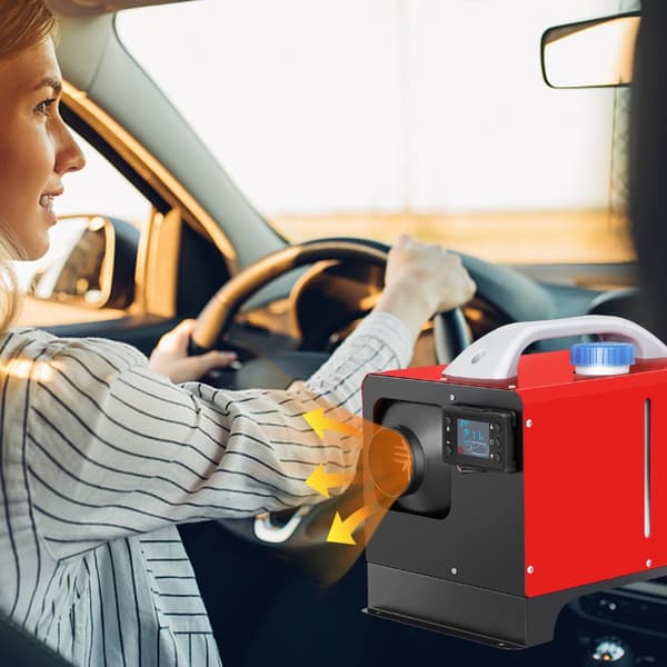 Ny Diesel Luftvarmer 5KW 12V, Parkeringsvarmer til Mini Lastbil, Sort LCD, Fjernbetjening. Ideel til RV, Båd og Autocampere.