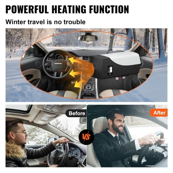 8KW Diesel Ilmanlämmitin, 12V LCD-kaukosäätimellä, täydellinen lämmitys matkailuautoille, linja-autoille ja asuntovaunuille.