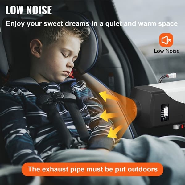 8KW Diesel Ilmanlämmitin, 12V LCD-kaukosäätimellä, täydellinen lämmitys matkailuautoille, linja-autoille ja asuntovaunuille.