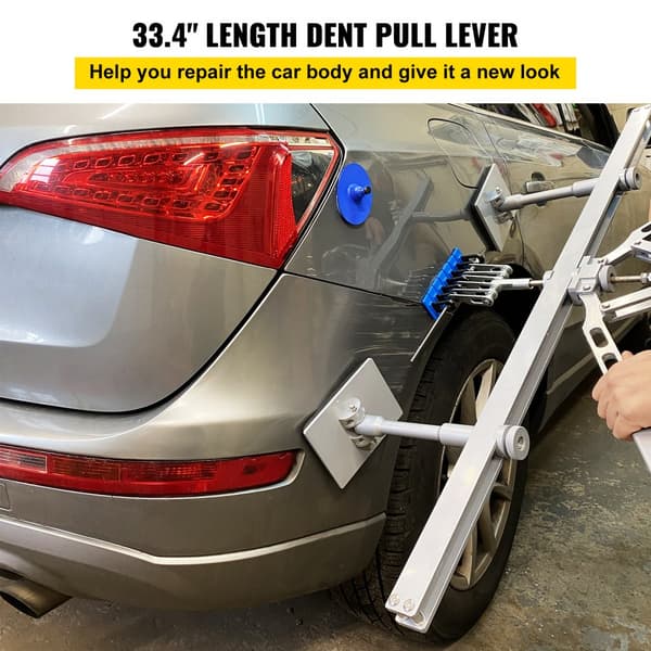 Auton lommovedinsarja 85 cm, 6 kynsikoukkua ja tarvikkeet kolhu- ja vauriokorjaukseen.