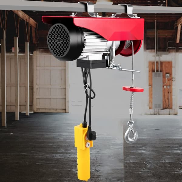 Lyft Elektrisk lyftanordning 250 kg/500 kg Eltelfer 220V traverslift Elektrisk vajerlyft Fjärrkontroll