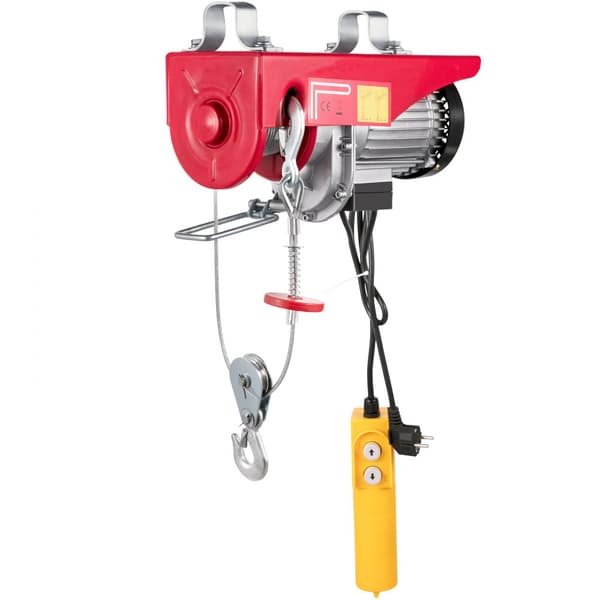Lyft Elektrisk lyftanordning 250 kg/500 kg Eltelfer 220V traverslift Elektrisk vajerlyft Fjärrkontroll