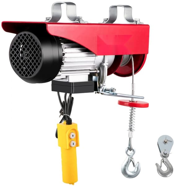 Lyft Elektrisk lyftanordning 250 kg/500 kg Eltelfer 220V traverslift Elektrisk vajerlyft Fjärrkontroll