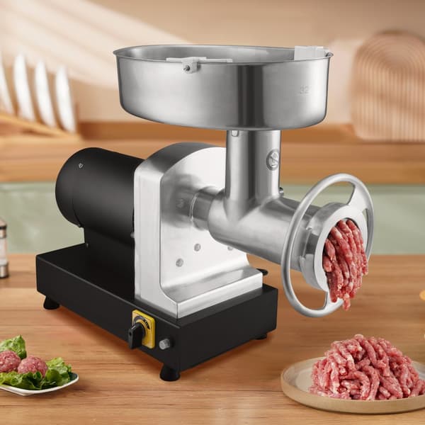 Tungt elektrisk köttkvarn 992 Lb/H kapacitet 1100W & korvstoppare.